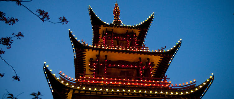Chinese Tower at Tivoli Park, Copenhagen